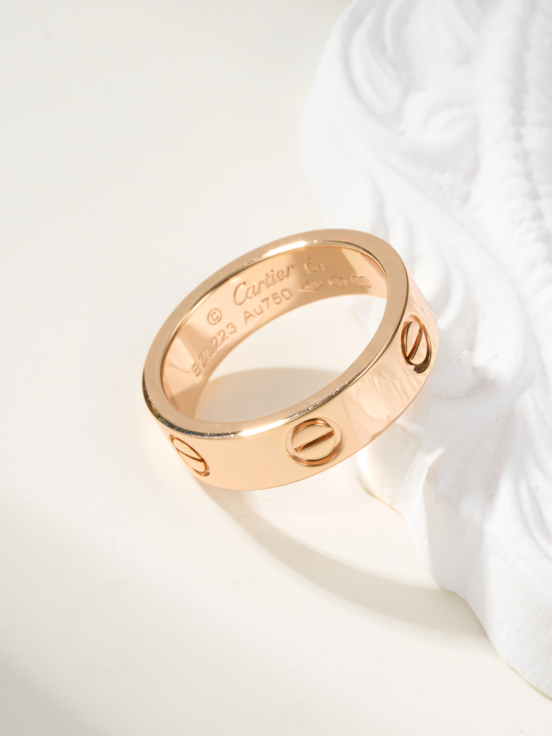 Cartier love wide version without diamond ring