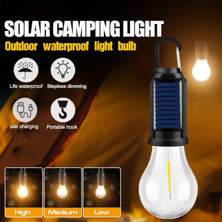 🔥Last Day Sale 50% OFF🔥Solar-Powered Light Bulb-Buy More Save More