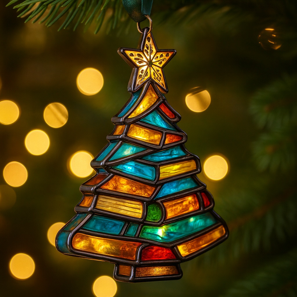 Book Lover’s Christmas Ornament