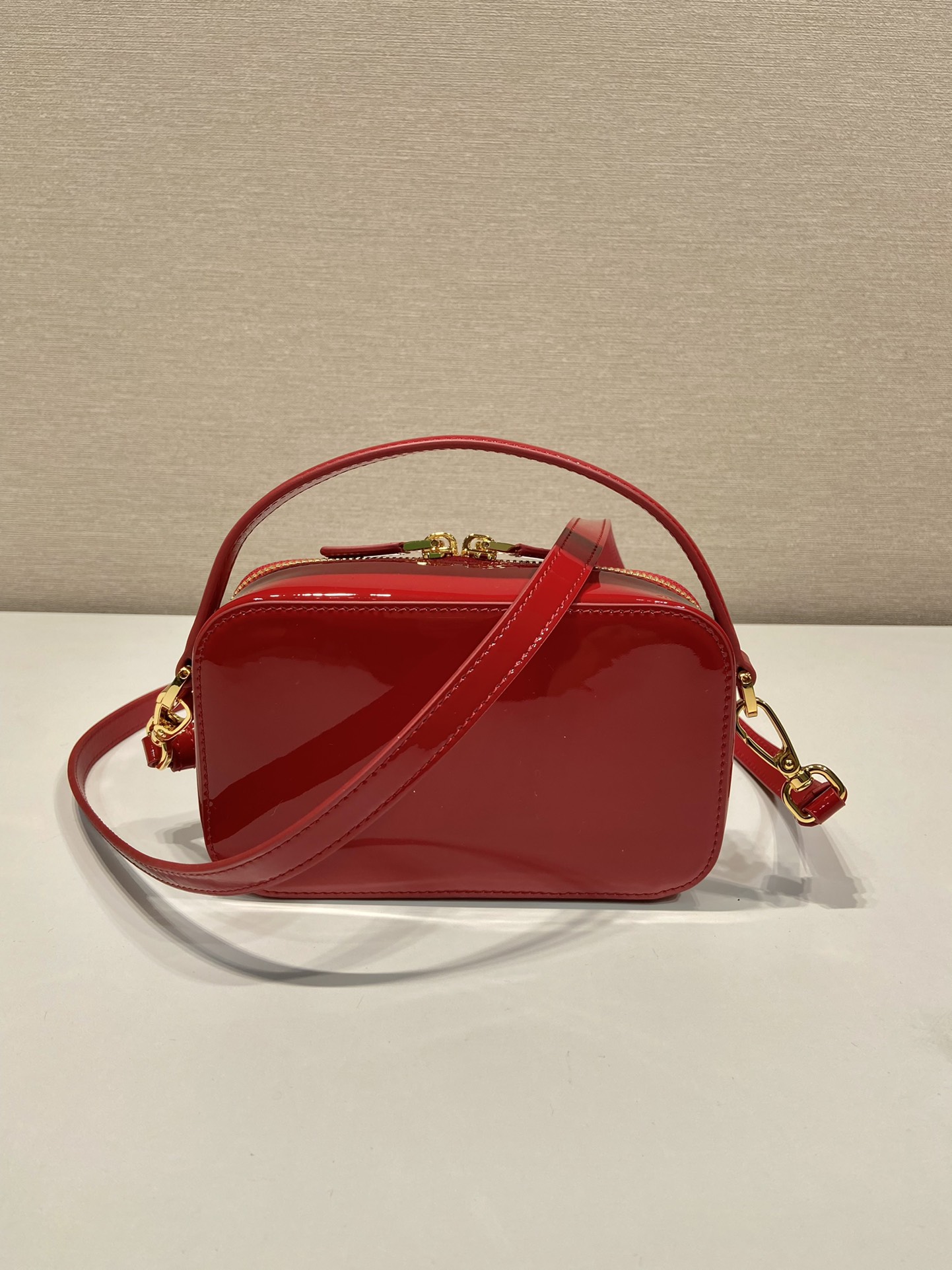 Prada Patent Leather Mini Bag 1BH206