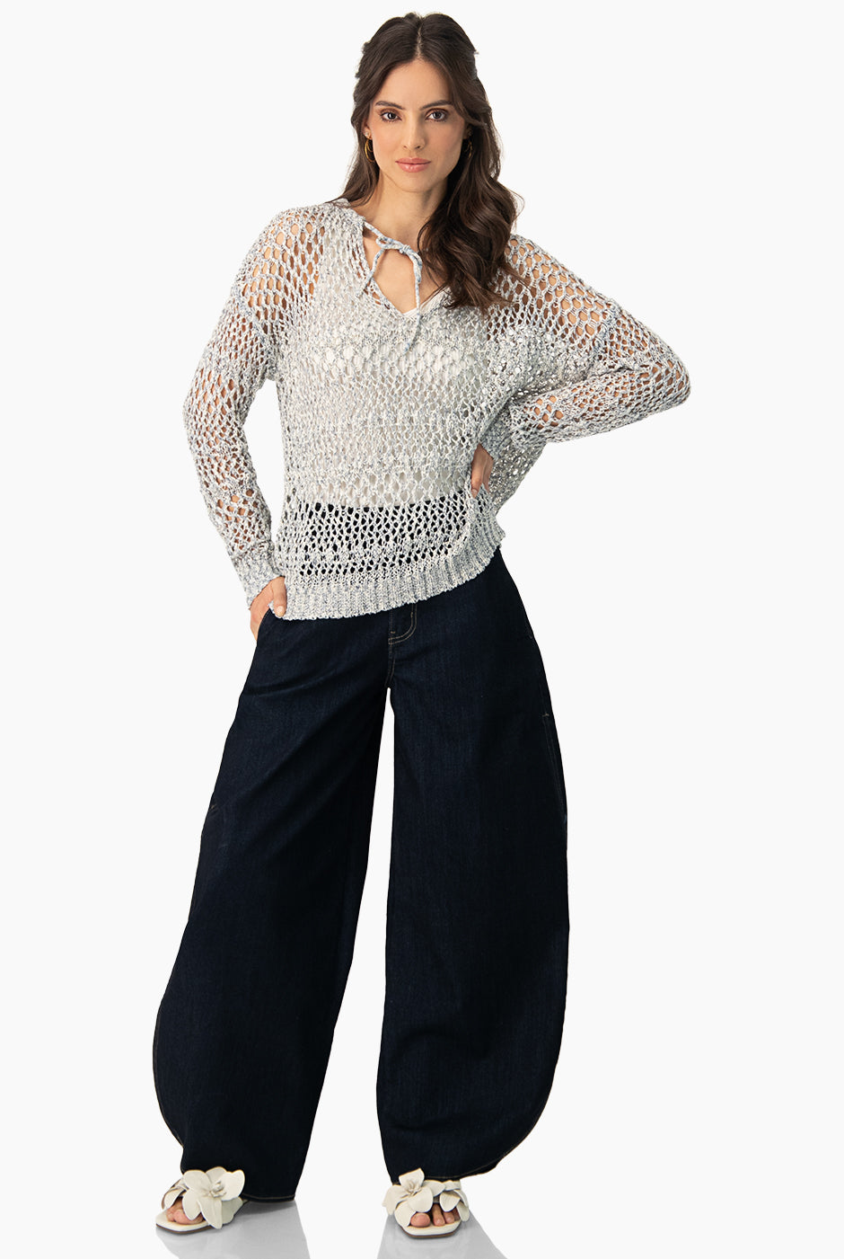 Suéter Calado Oversized