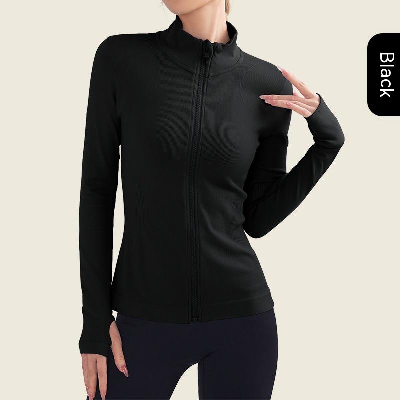 Sports Running Jacket with Long Sleeve Top