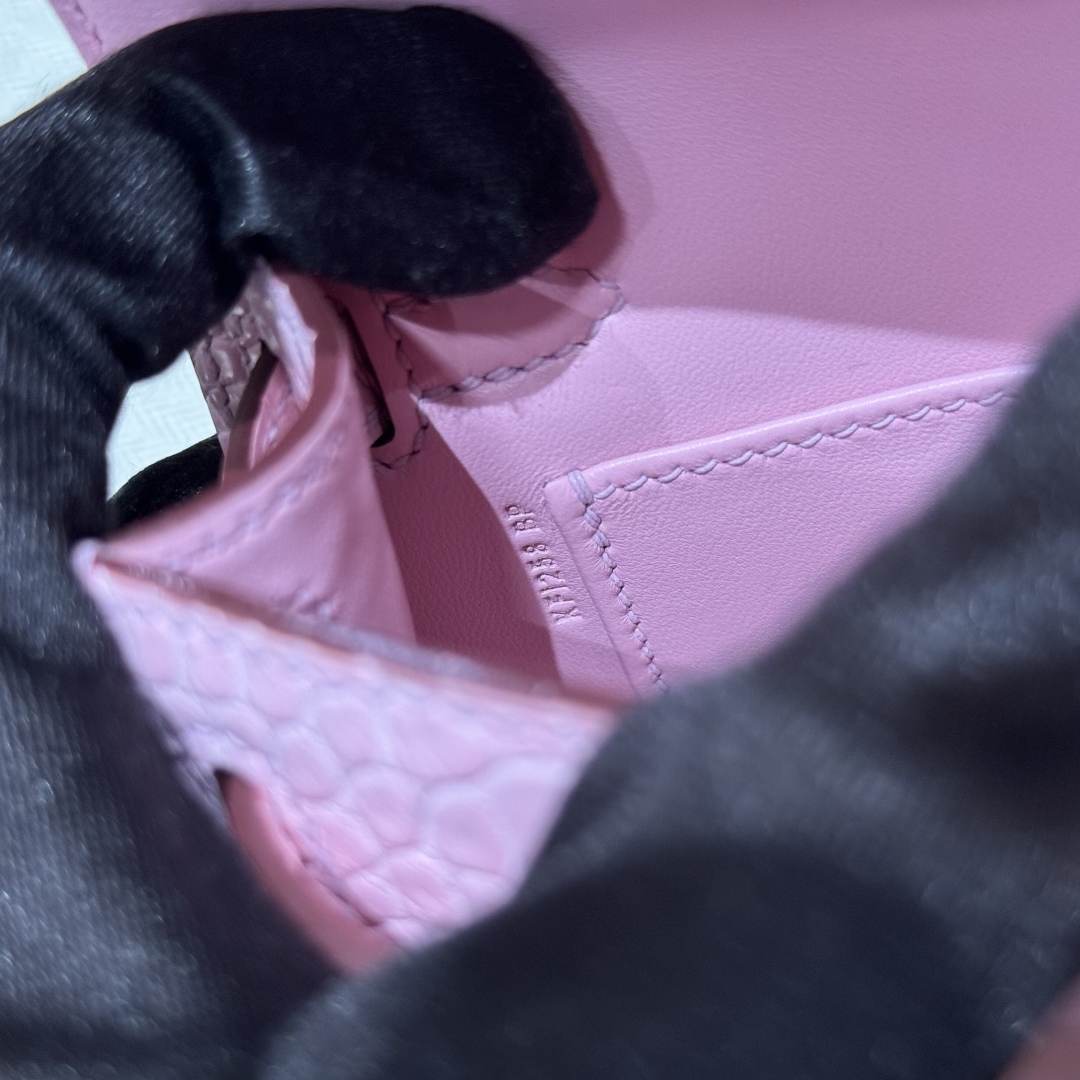 Hermes mini kelly 2 3QRose Sakura (handmade to order)