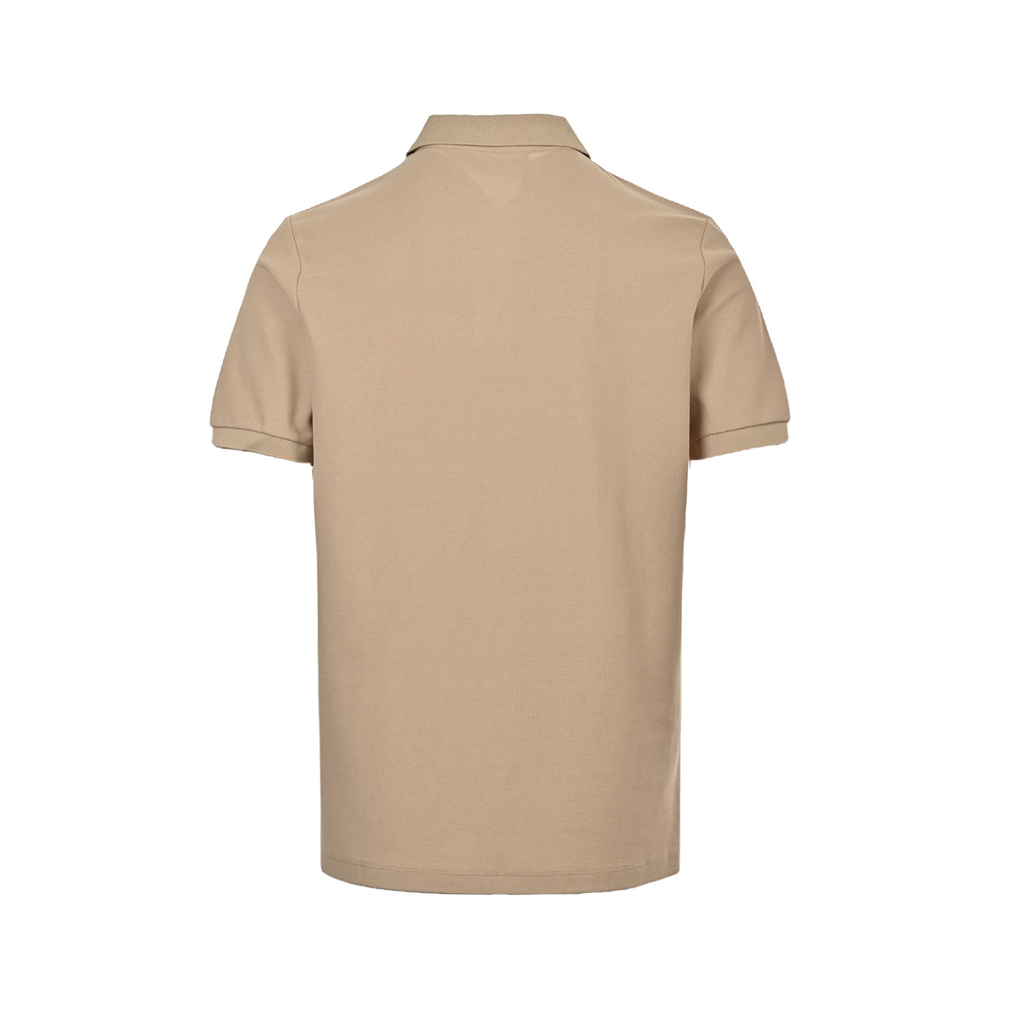 Fendi leather trim pocket zip polo short sleeve