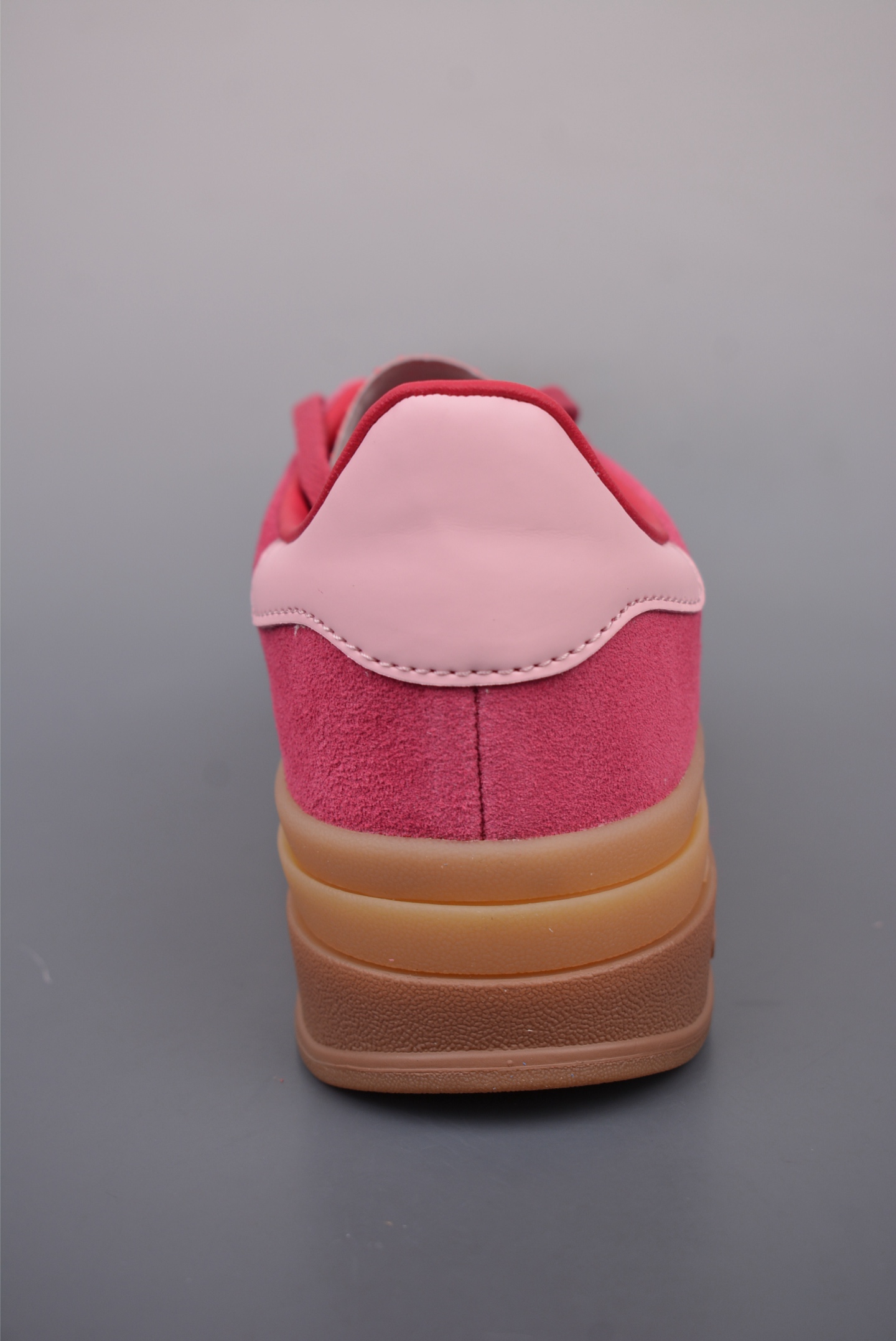 Adidas Originals Gazelle Bold W Sneakers Rose Red Rubber Thick Sole ID6997
