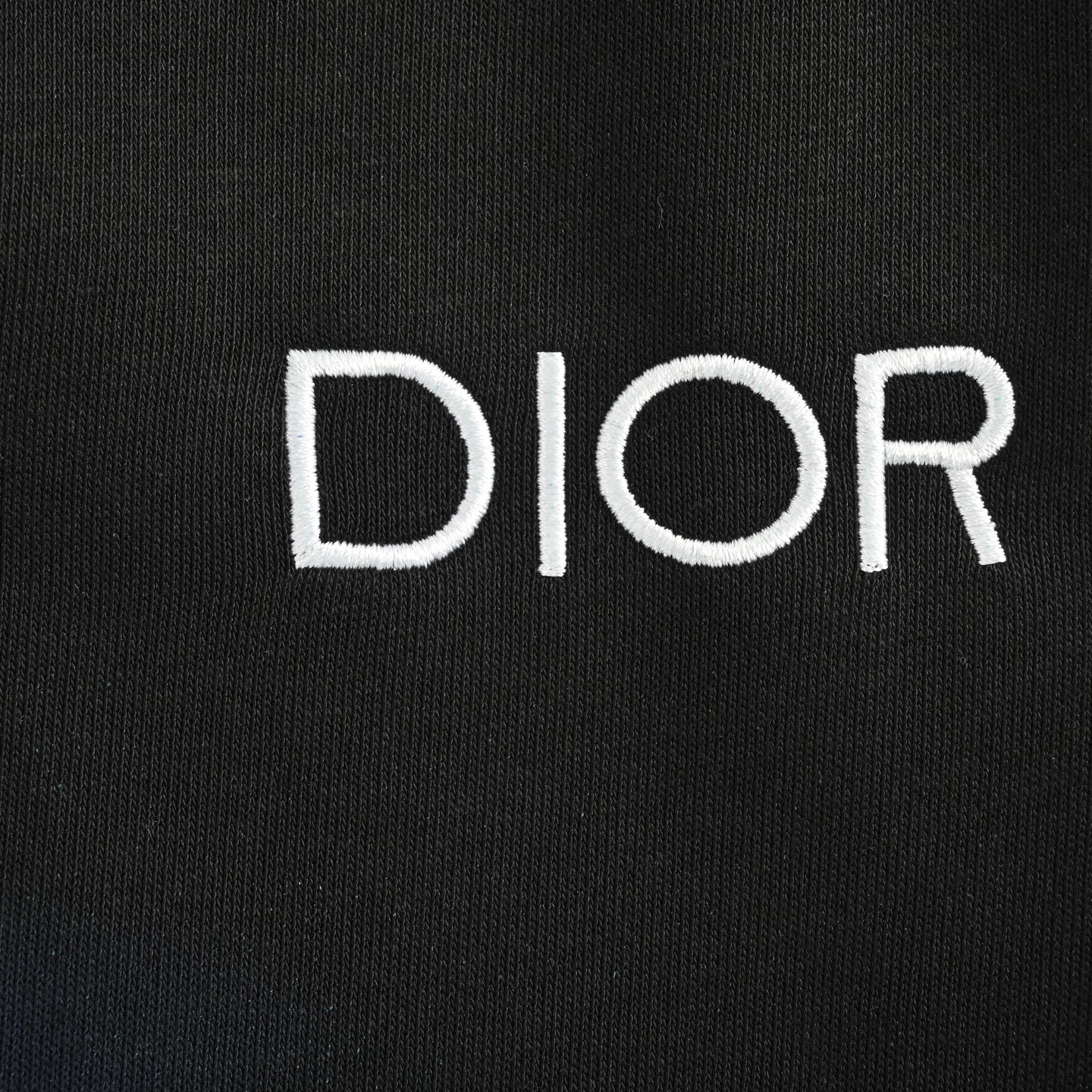 Dior 25ss hand-painted flame embroidered lettering shorts