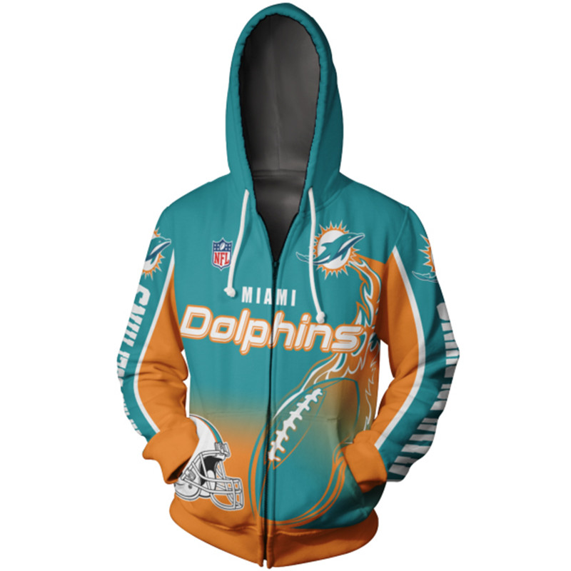 MIAMI DOLPHINS 3D HOODIE MMDD009