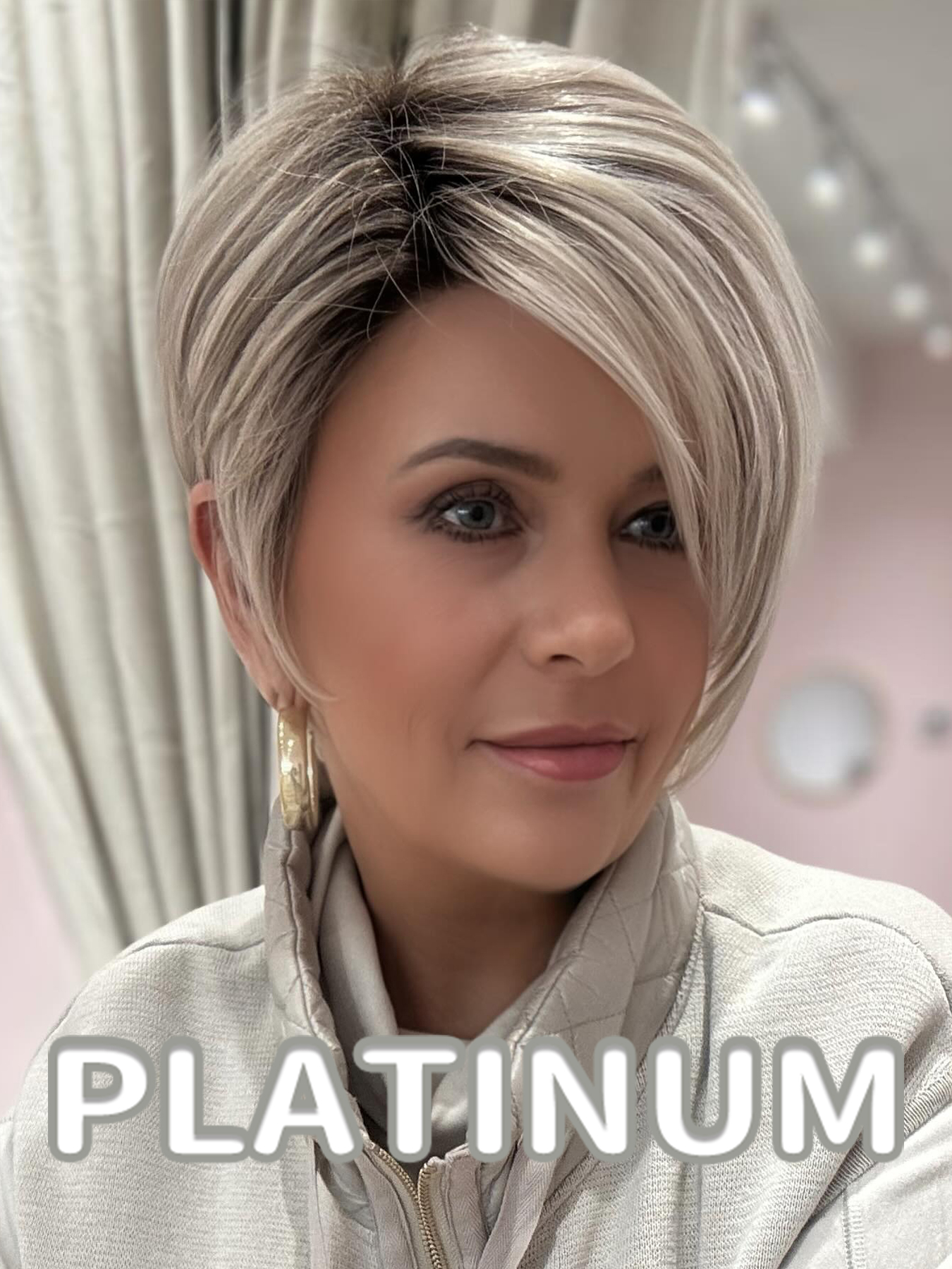 Asymmetrical Pixie Wig With Soft Layers