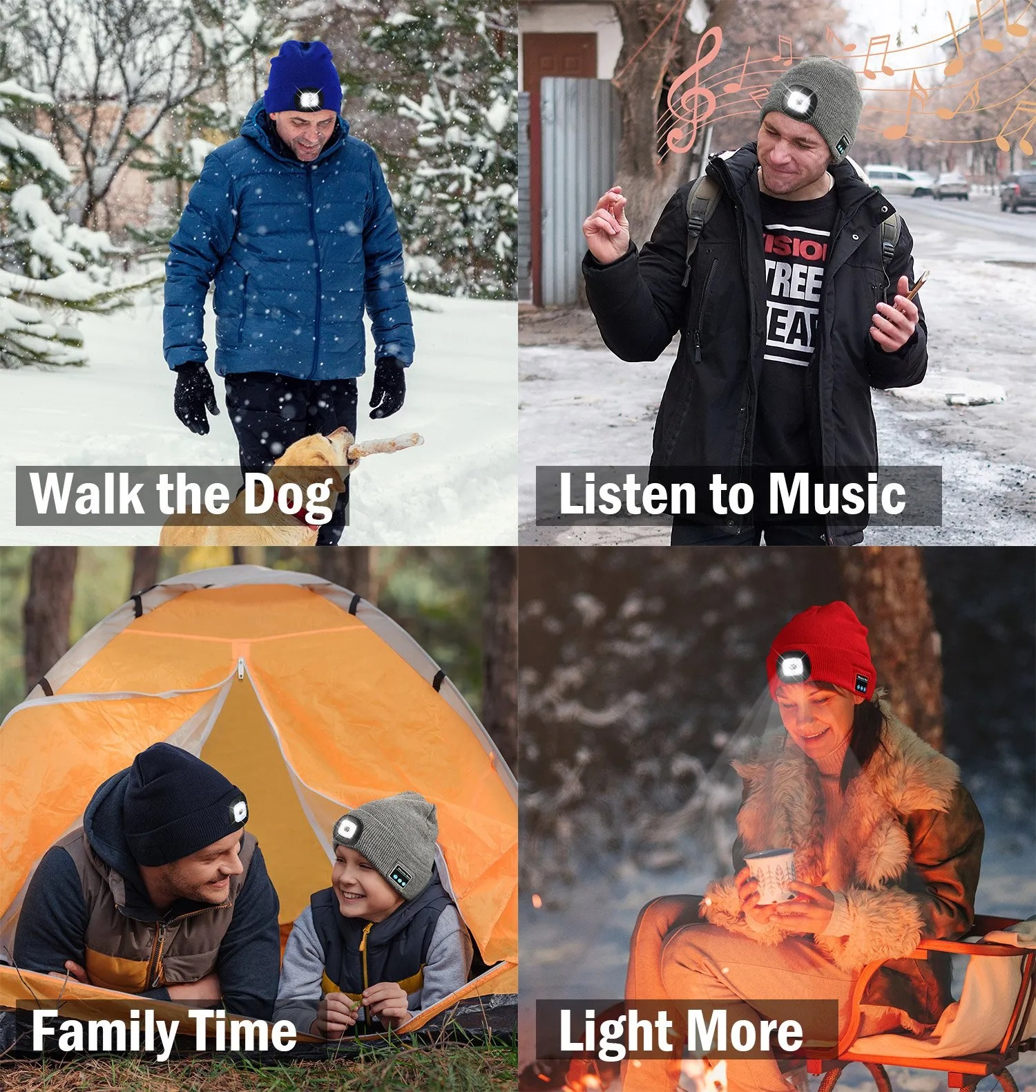 🔥LAST DAY 50% OFF🔥Bluetooth Beanie with Light Function (Unisex)