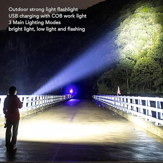 2025 New Upgraded A70 Tactical LED Flashlight💥💥（1500 Lumen Rechargeable Multi-Function Flashlight）
