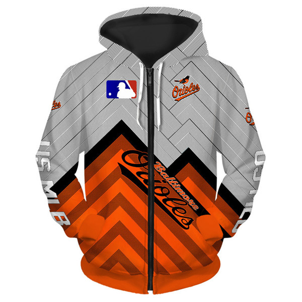 BALTIMORE ORIOLES 3D HOODIES BO002