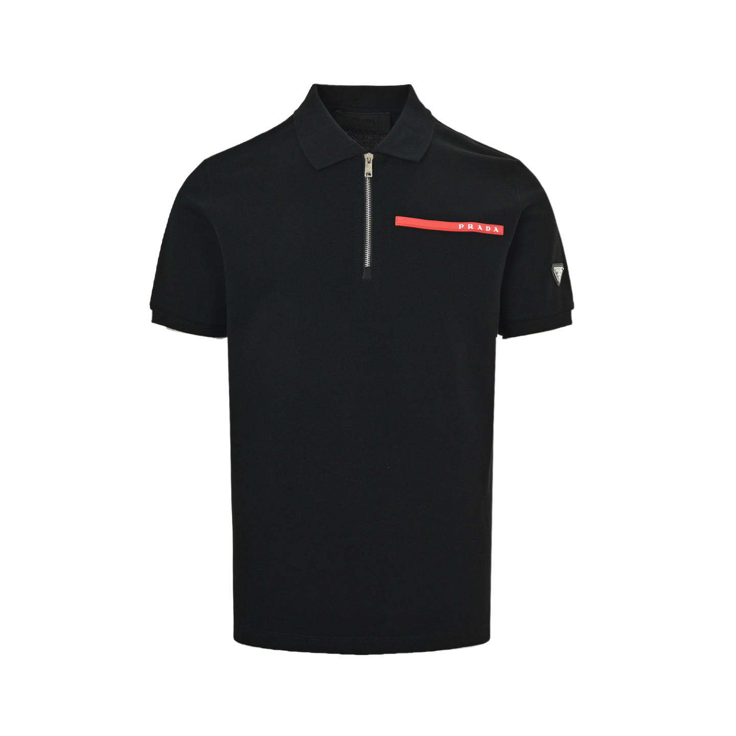 Prada 24ss embossed logo short sleeve