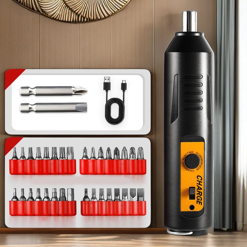 👍Best Assistant👍-Portable Home Use Electric Screwdriver Set