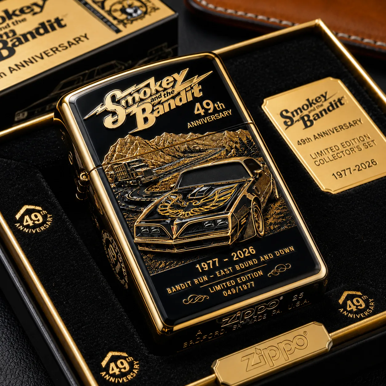 Smokey and the Bandit 49th Anniversary Zippo Lighter
