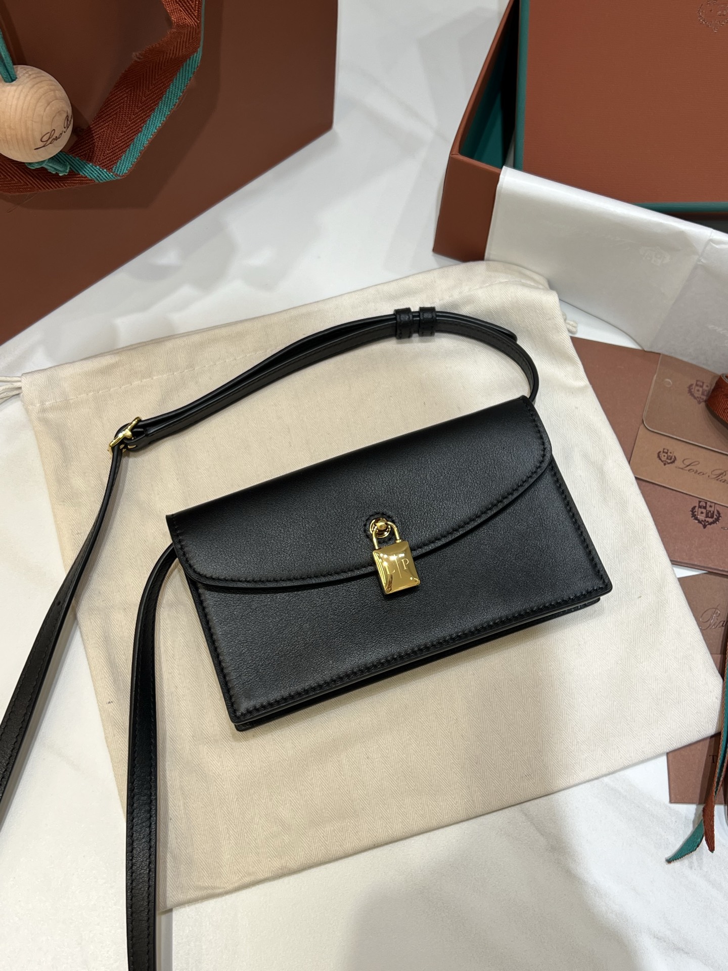 Loro Piana pochette clutch