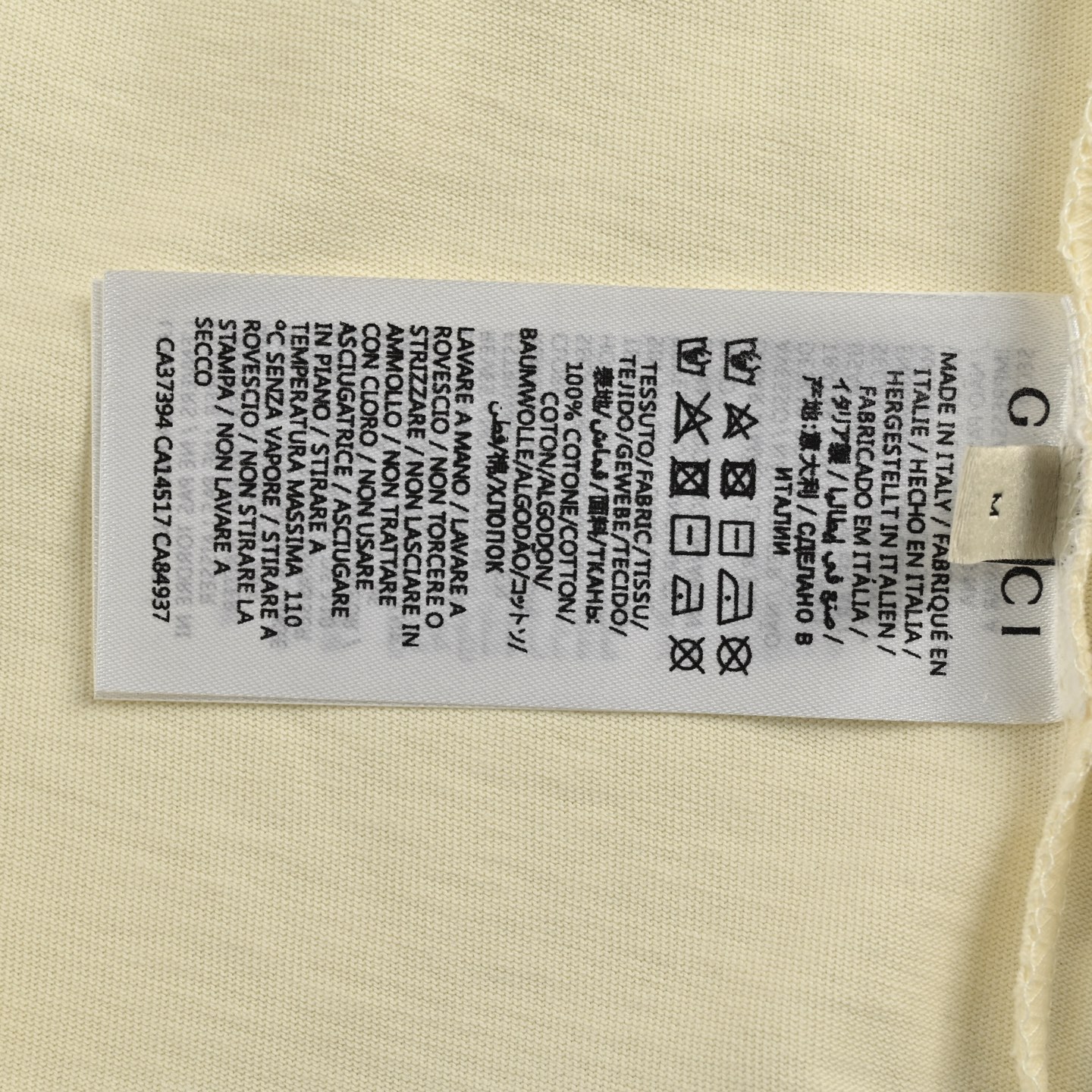Gucci 24ss warhorse embroidered short sleeve