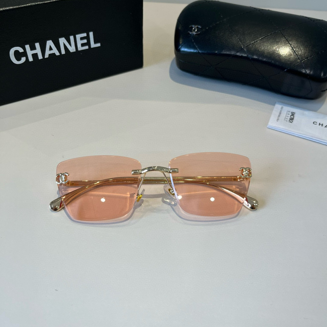 Chanel rimless sunglasses