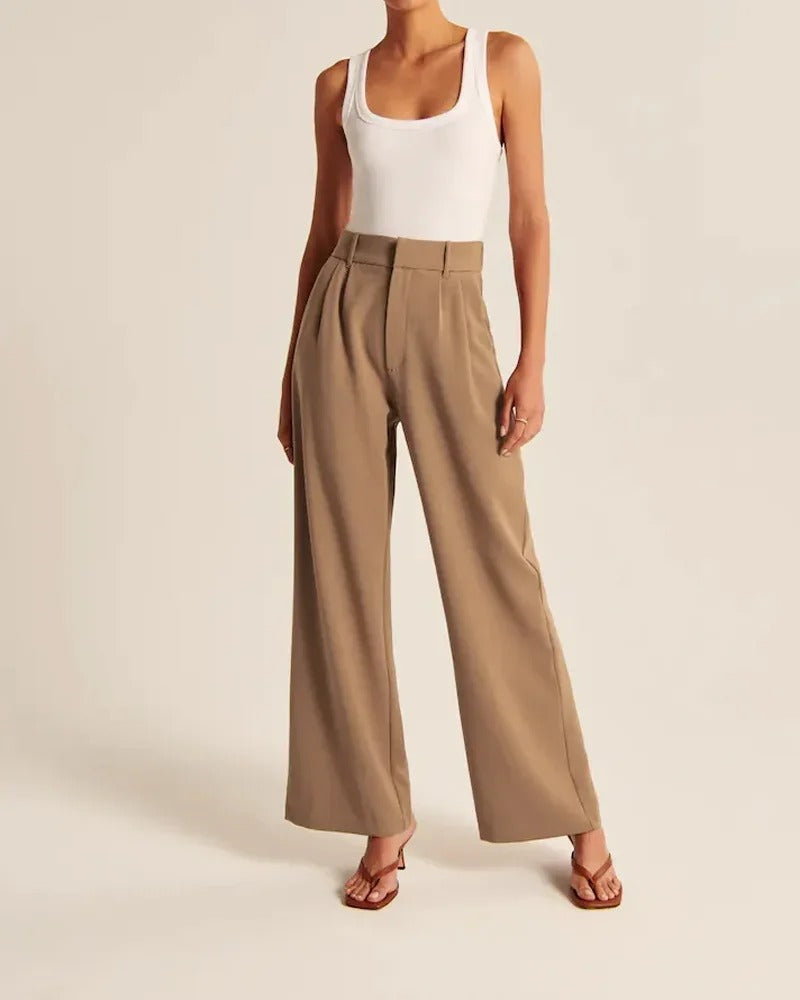 🎄Christmas Special Sale-[SAVE 50% OFF]--Wide-Leg Tailored Pants--BUY 2 GET 15% OFF & FREE SHIPPING