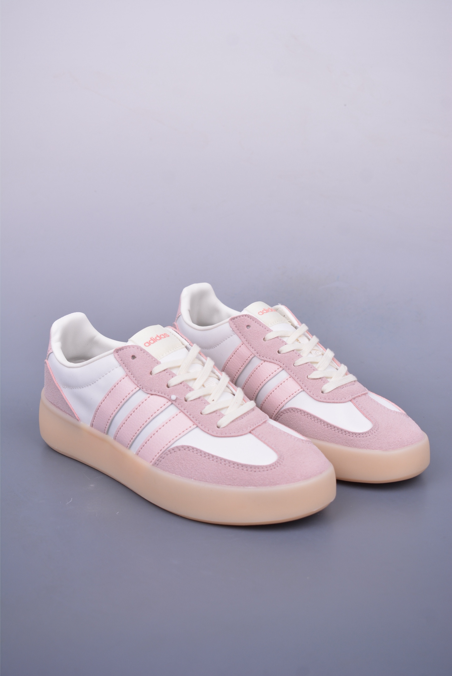 Adidas Barreda Decode Light Pink and White Rubber Sole JI2332