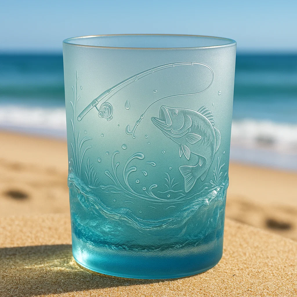 Fishing enthusiast glass