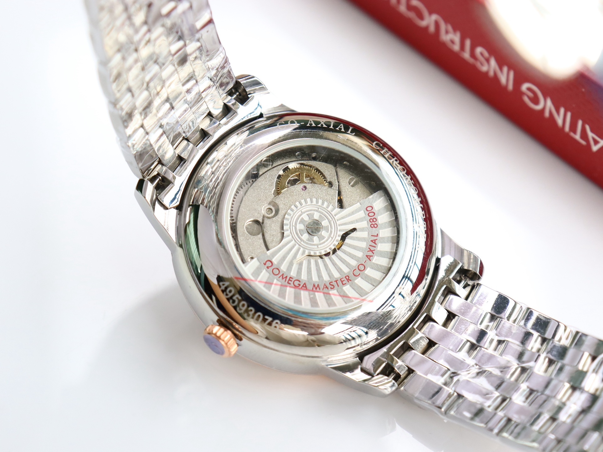 Omega De Ville series two-hand semi-mechanical men's watch