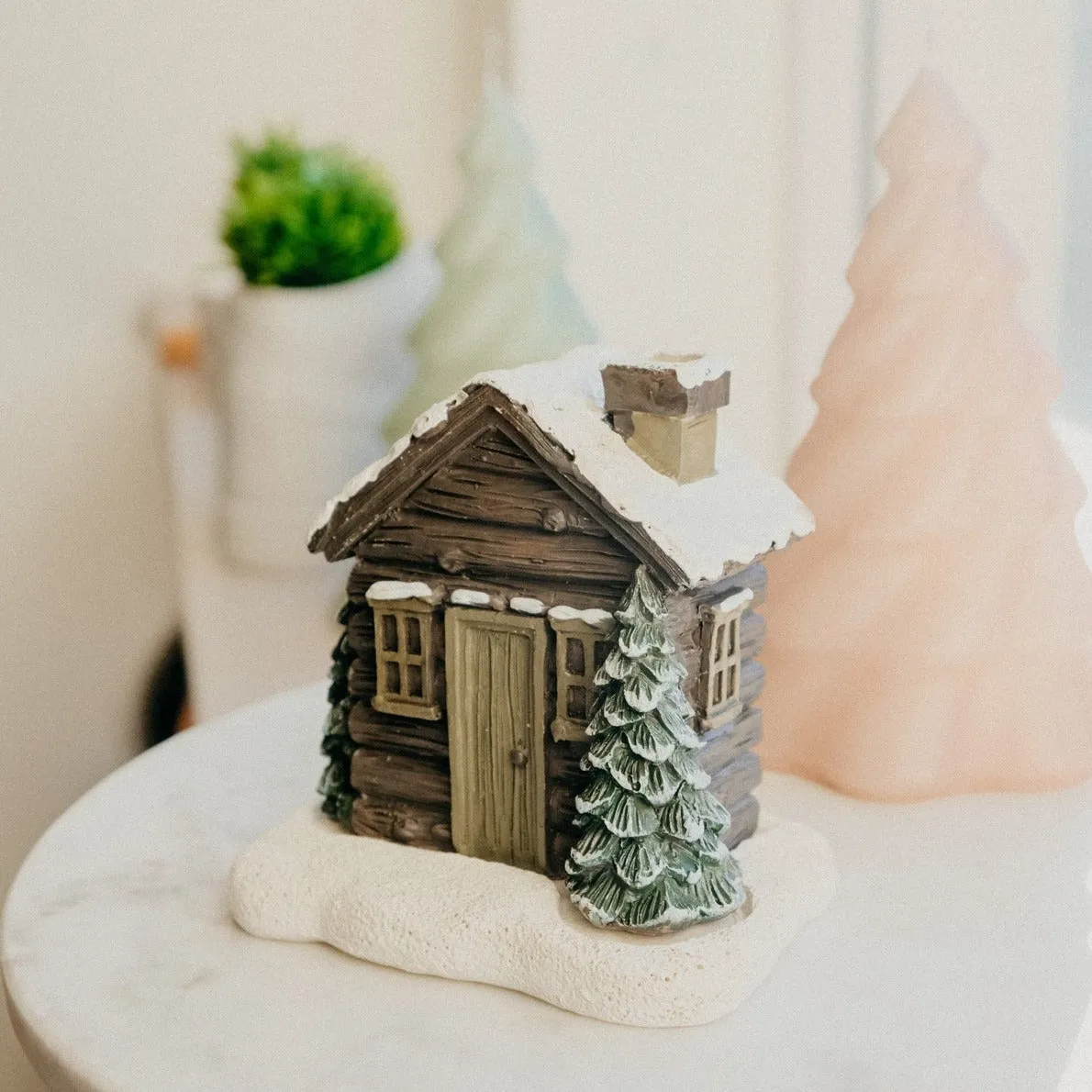 Log Cabin Incense Burner