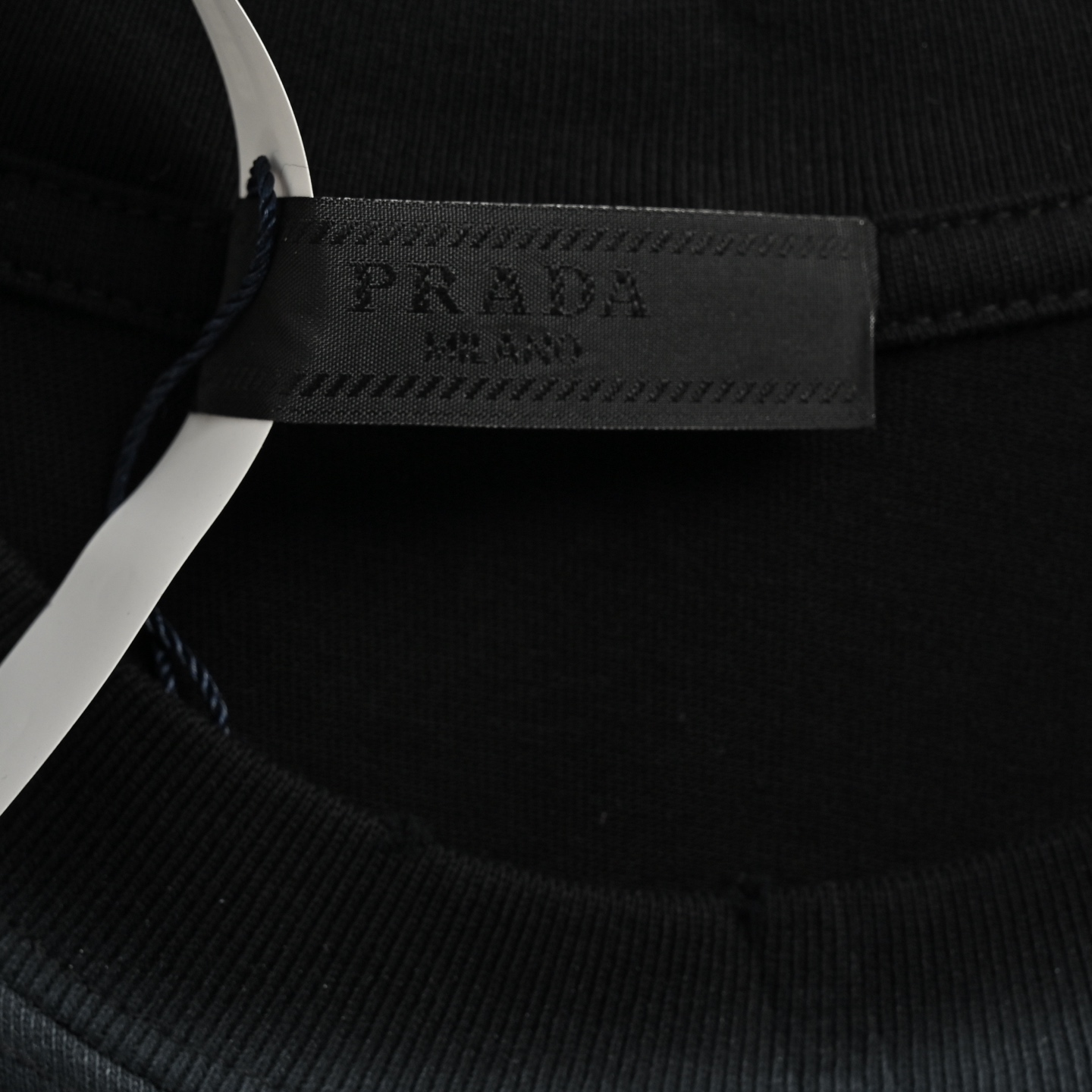 Prada washed patch triangle logo short sleeves
