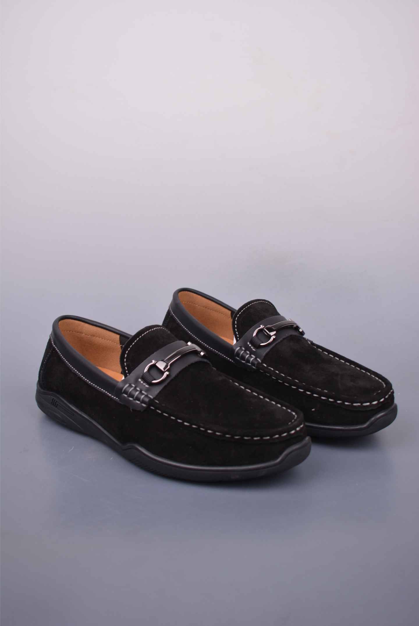GUCCI new men's shoes business casual loafers black