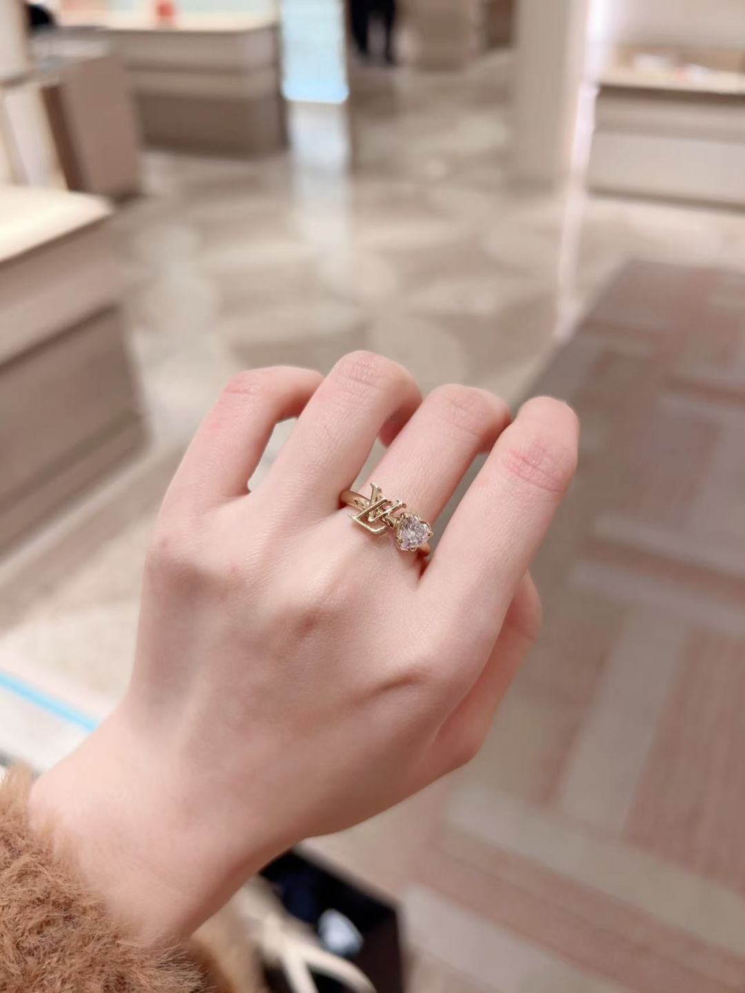 Louis Vuitton Heart Shaped Ring