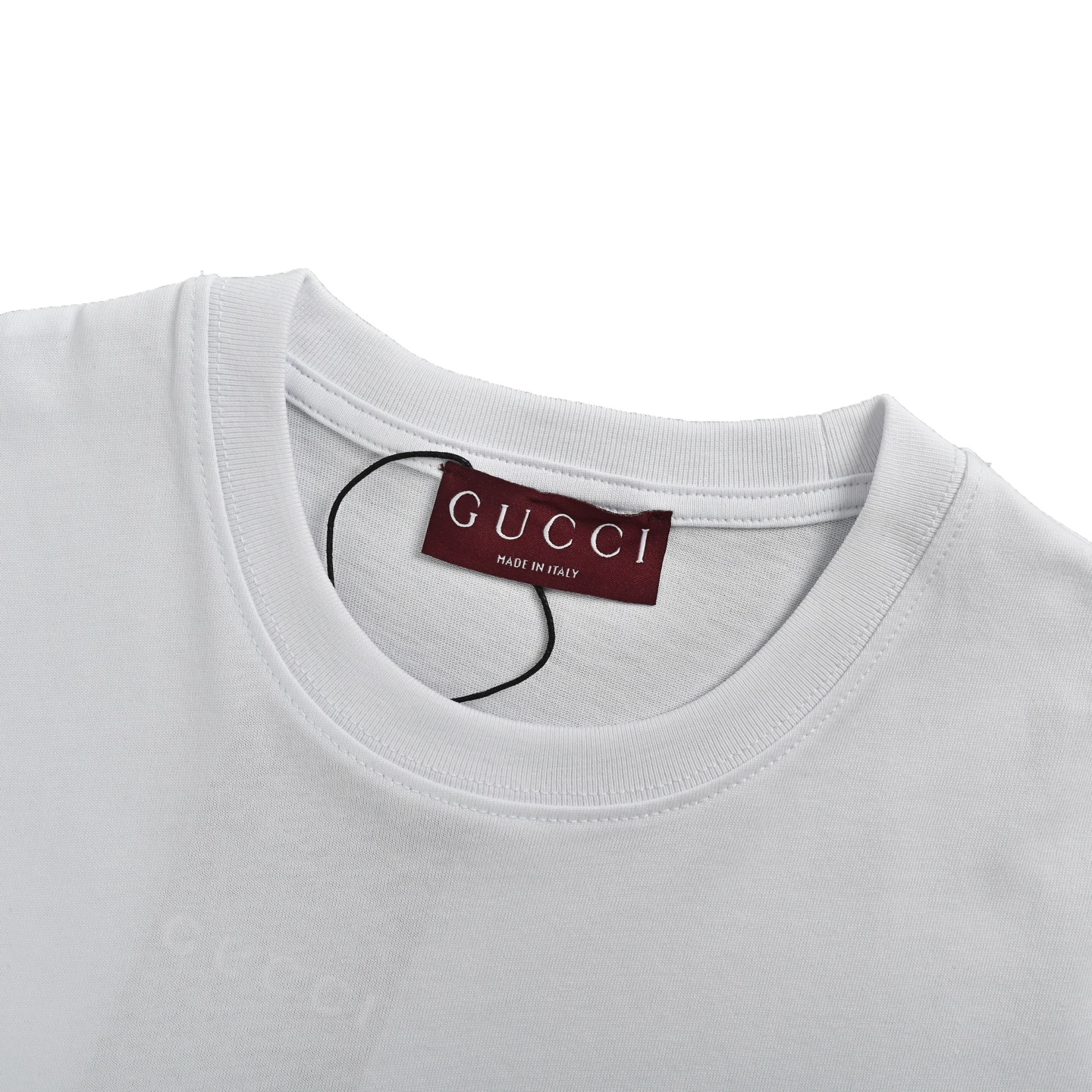 Gucci 25ss chest rose embroidered short sleeve