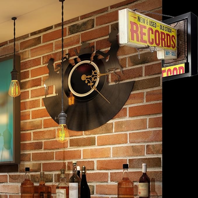 🔥Last Day 49% OFF💽Record Store Retro Wall Light - Record Collector Gift✨