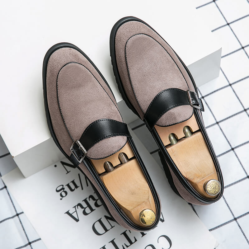 Men's Casual Pointed Toe Leather Shoes