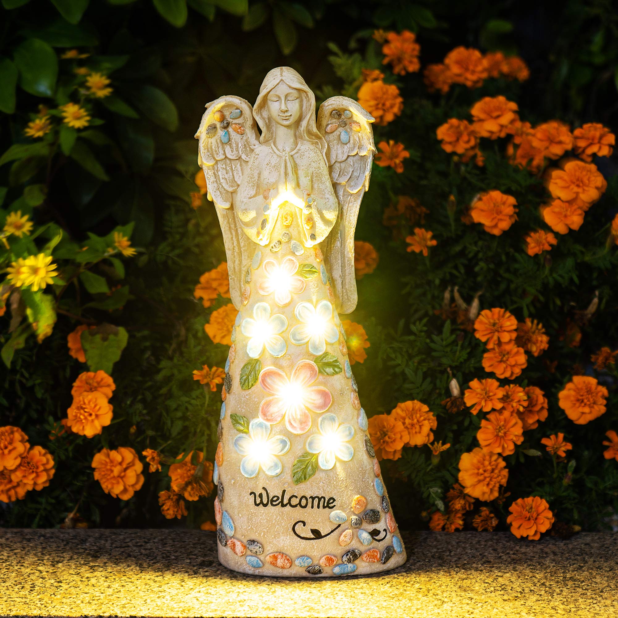 👍Last Day Promotion 60% OFF💥14.5 Inches Garden Angel Statues Outdoor Decor