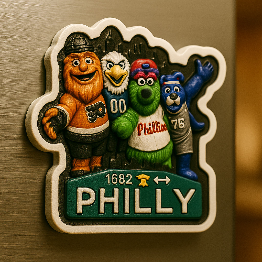 Philly Sports Mascots magnet