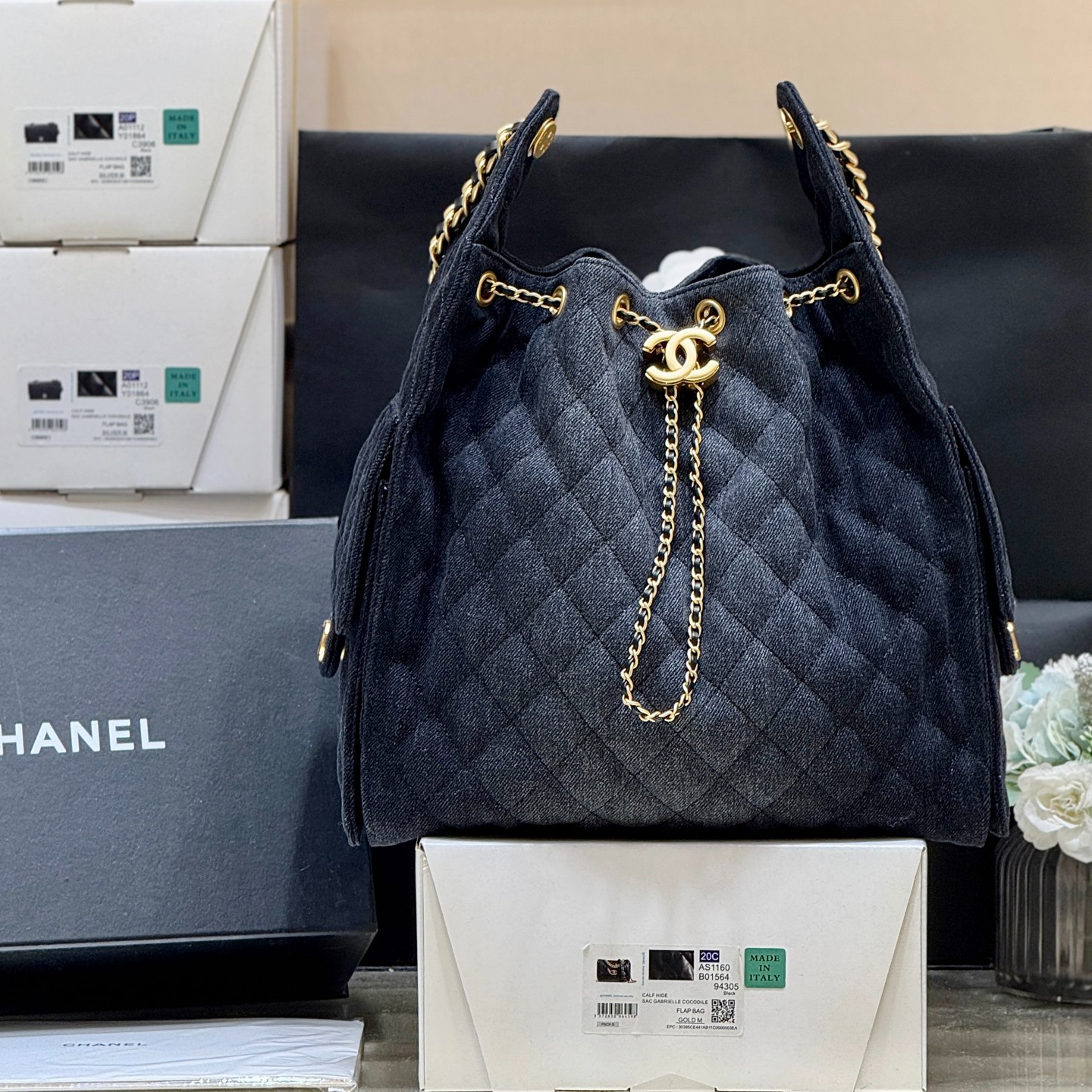 Chanel 25S Spring/Summer Collection Large Denim Handbag AS5311 00158