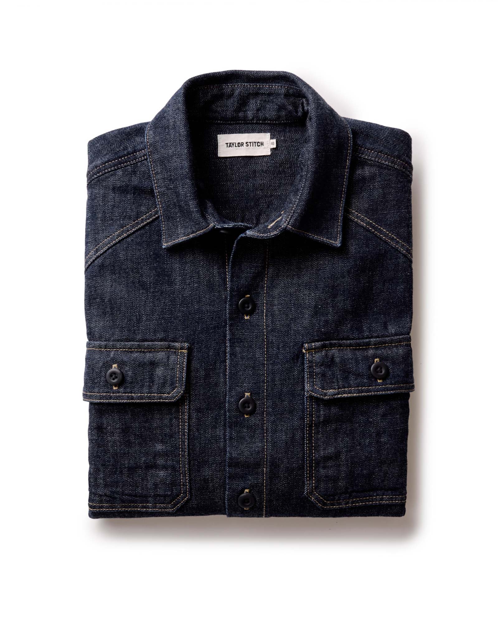 The Shop Shirt in Rinsed Indigo Selvedge
