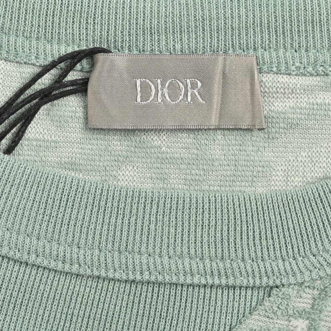 Dior 24ss full print monogram jacquard towel short sleeve