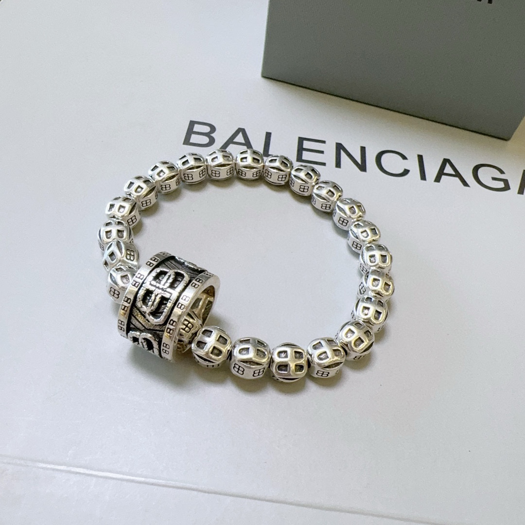 Balenciaga Ring Thai Silver Style Bracelet