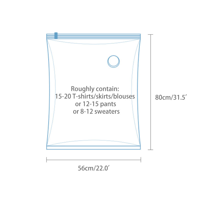Free Hand Pump Vacuum Compression Bag