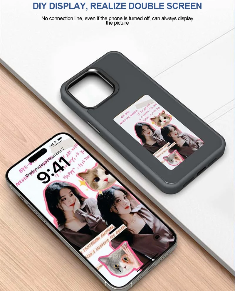 📱📱DIY E-ink screen smart NFC phone case