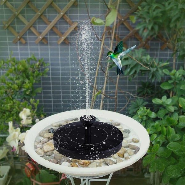 DIY Outdoor Bird Bath Fountain Pump