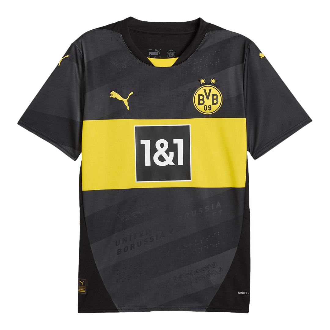 Borussia Dortmund Away Football Jersey, Custom Shirt 2024/25