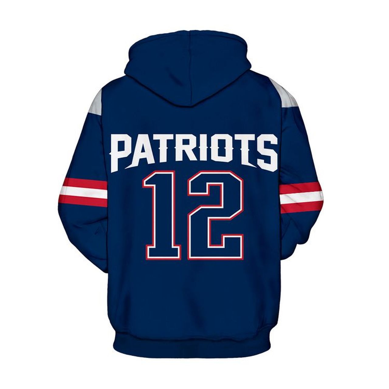 NEW ENGLAND PATRIOTS 3D HOODIE NNEP013