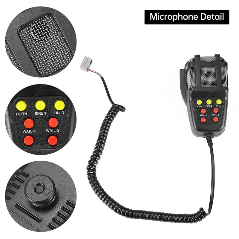 100W Alarm Horn Siren Shouting Speaker