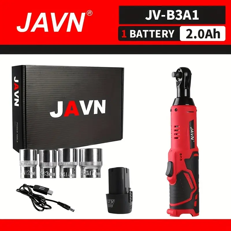 High-Torque Cordless Electric Ratchet Wrench