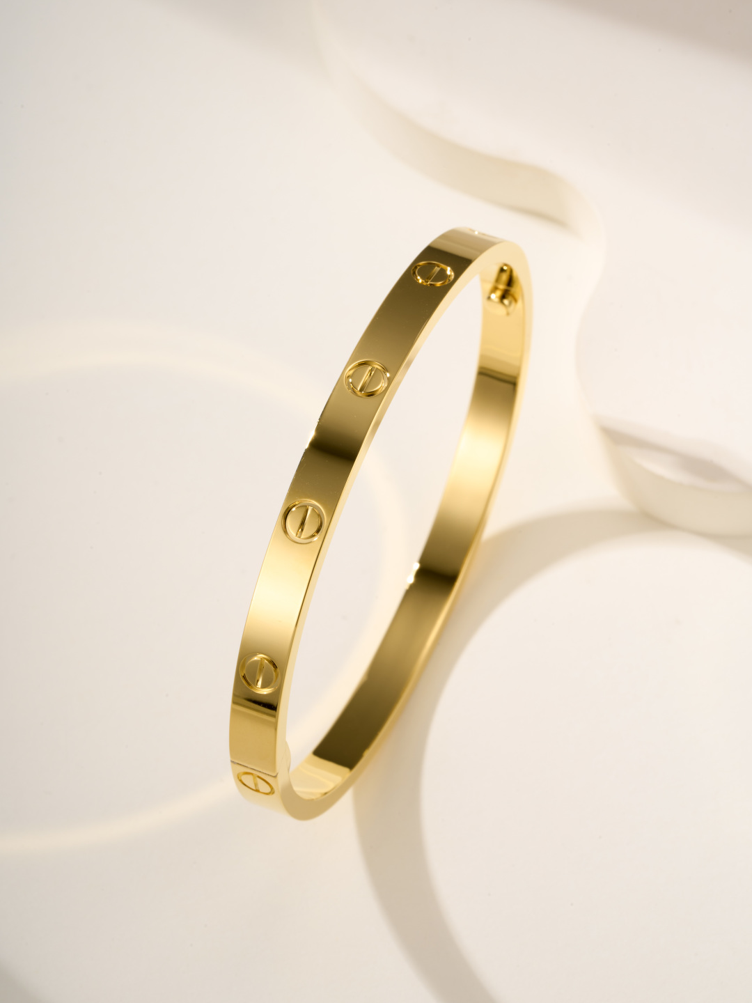Cartier 2025 4.8mm medium version single open diamond-free bracelet