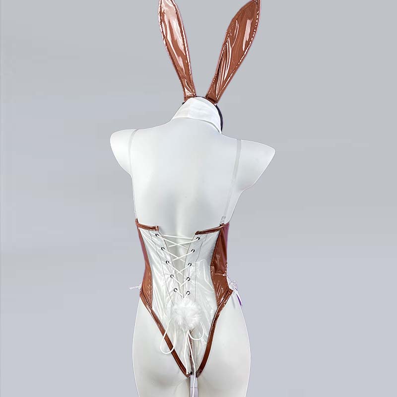 Cosplay Bunny Lace Up Sexy Jumpsuit Lingerie