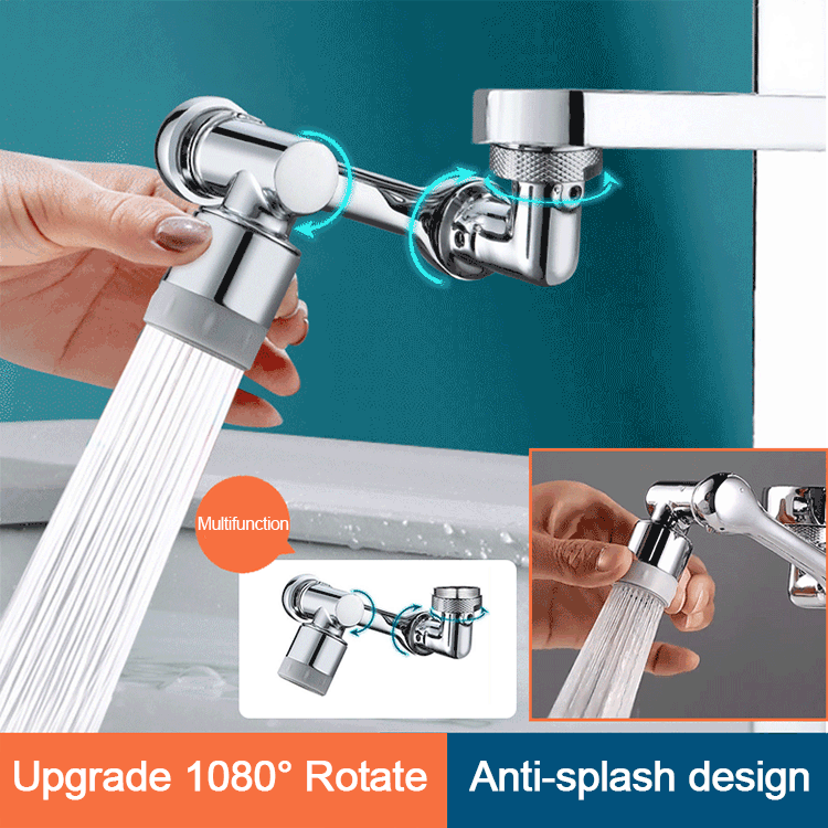 💥Today's Promotion-[SAVE 50% OFF]--German 1080° Rotation Multi-purpose Universal Tap Adapter--BUY 2 GET 1 FREE & FREE SHIPPING