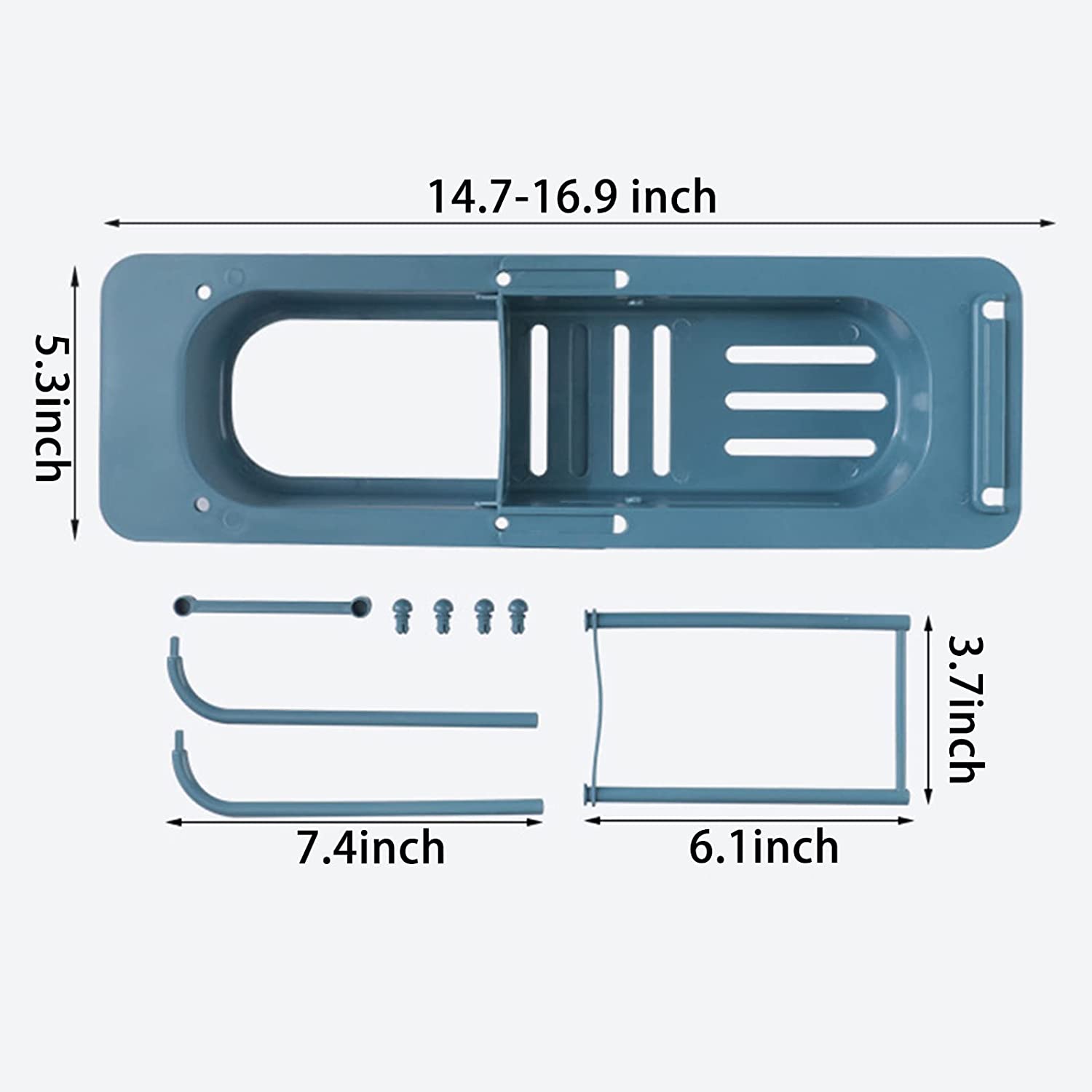 💥Last Day Promotion - 50% OFF💥 Telescopic Sink Holder Rack Set - BUY 2 GET 1 FREE