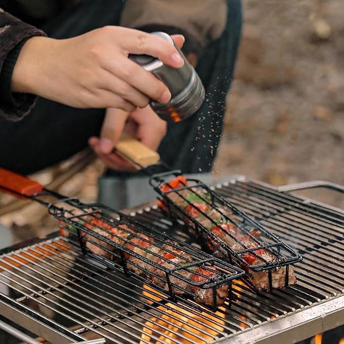 🔥Stainless steel grill (a must-have for parties)